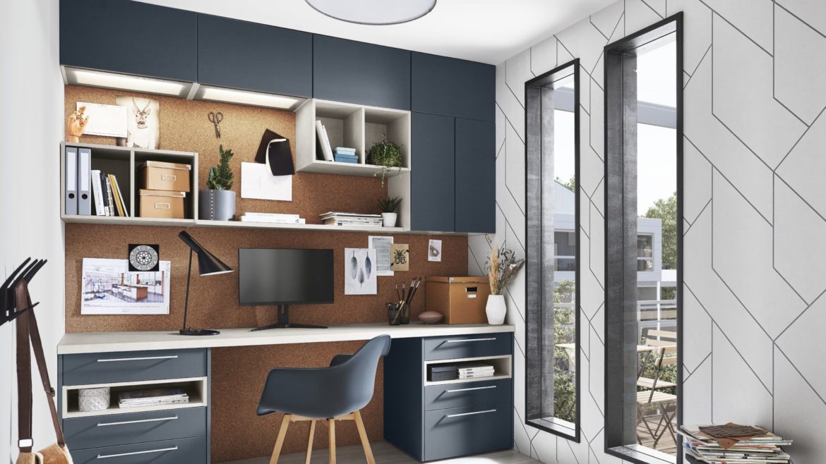 Meuble bureau sur-mesure DLC Dorchy